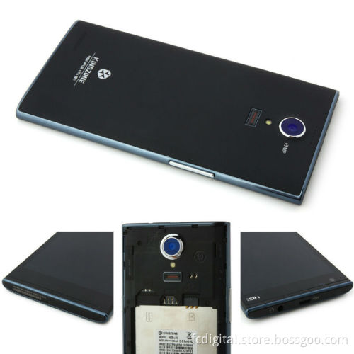 China Mobile Phone White N3 Kingzone MT6582+6290 Quad Core 1.3GHZ 5.0 Inch IPS Screen RAM 1GB ROM 8GB Cellphone